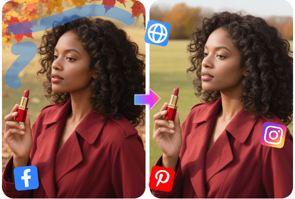 Social Media-Ready Object Remover